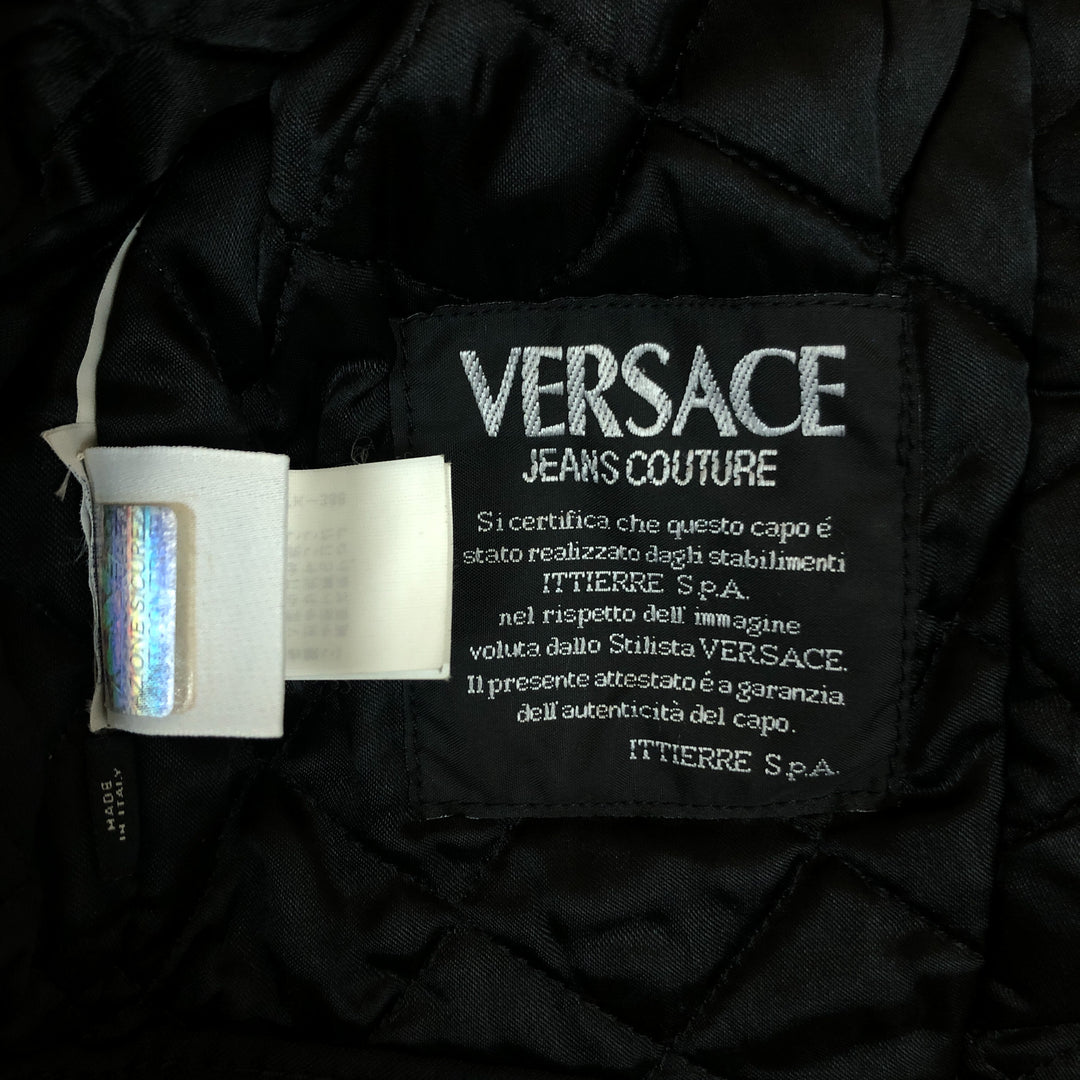 *Versace Versace棉花夹克美杜莎