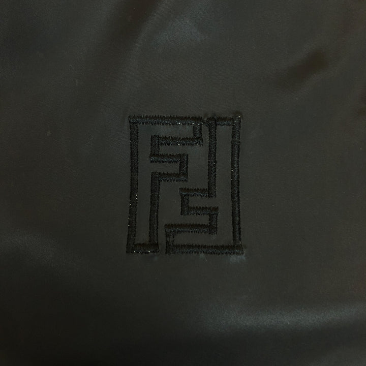 *Fendi Fendi Zukka模式字母图Blouson可逆