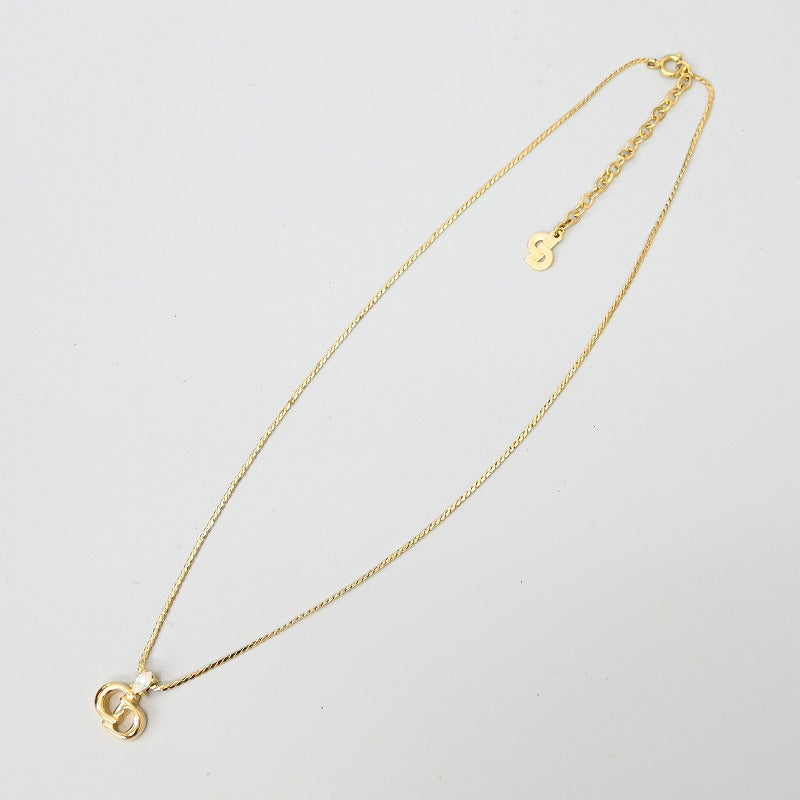 Christian Dior Necklace CD Logo Stone