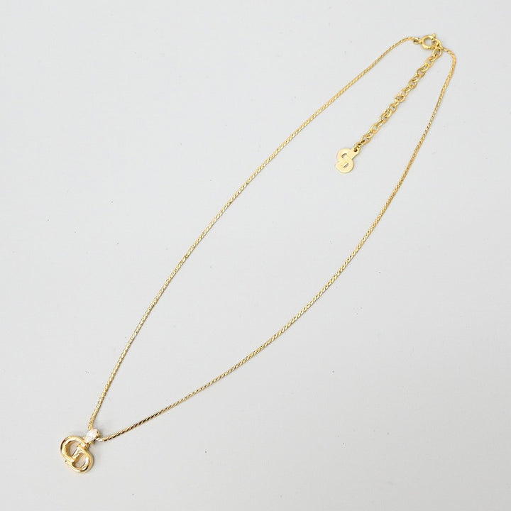 Christian Dior Necklace CD Logo Stone
