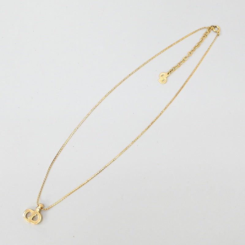 Christian Dior Necklace CD Logo Stone