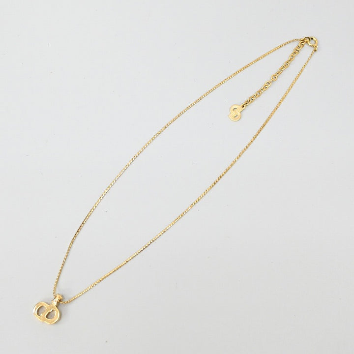 Christian Dior Necklace CD Logo Stone
