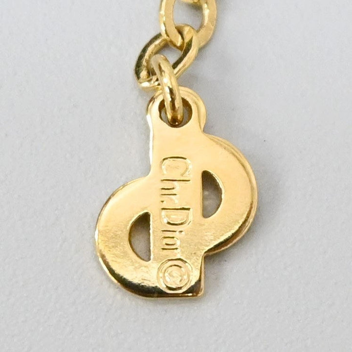 Christian Dior Necklace CD Logo Stone