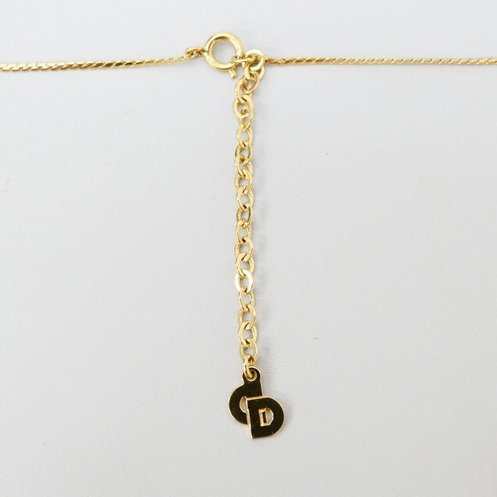 Christian Dior Necklace CD Logo Stone