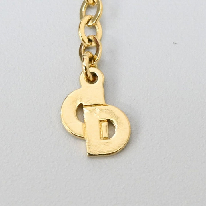 Christian Dior Necklace CD Logo Stone