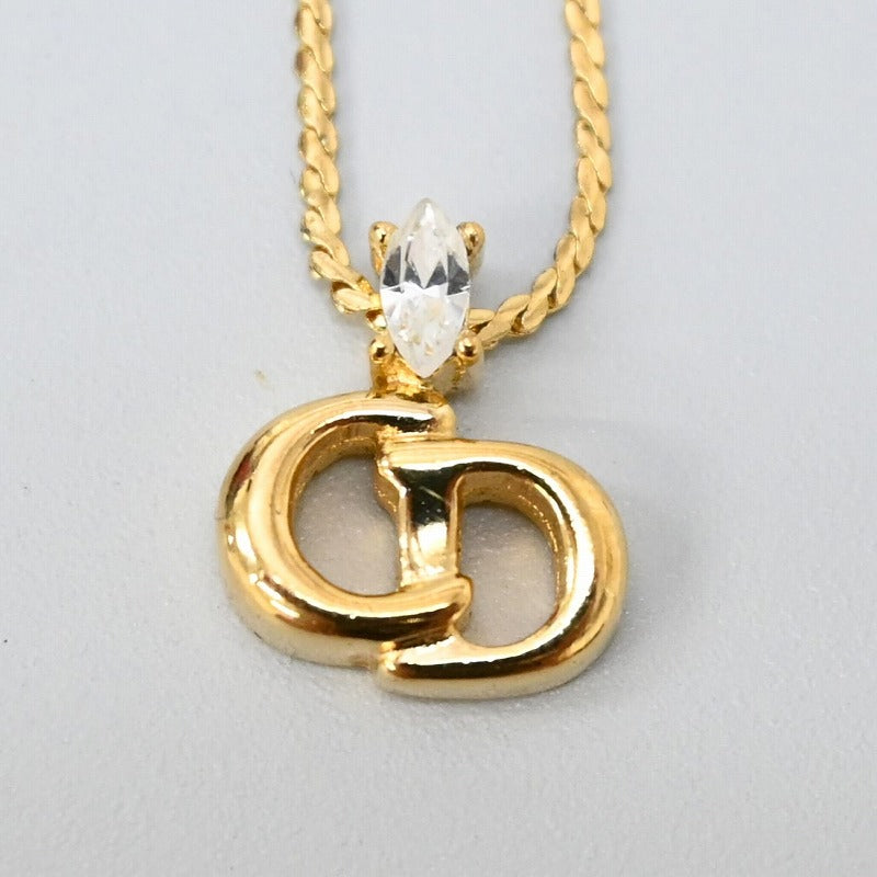 Christian Dior Necklace CD Logo Stone