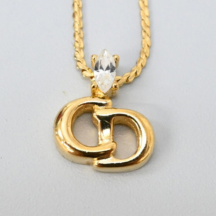 Christian Dior Necklace CD Logo Stone