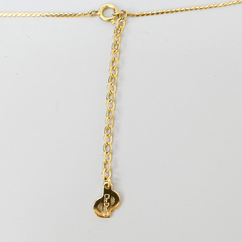 Christian Dior Necklace CD Logo Stone