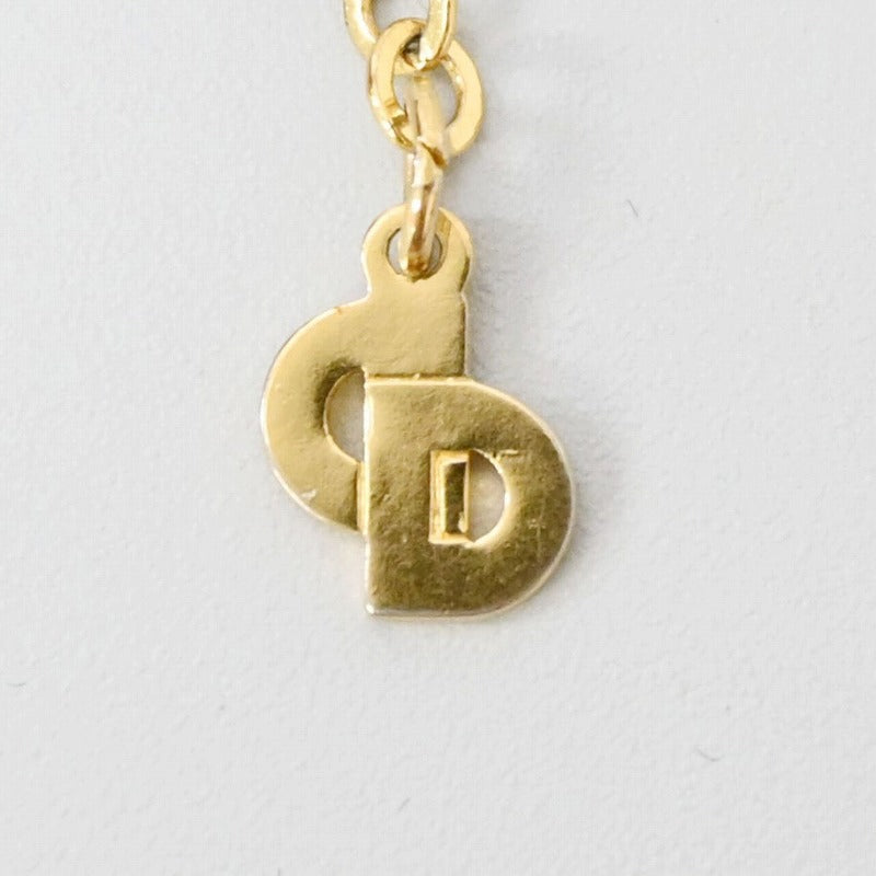 Christian Dior ネックレス ヴィンテージ サークル CDロゴ 80s