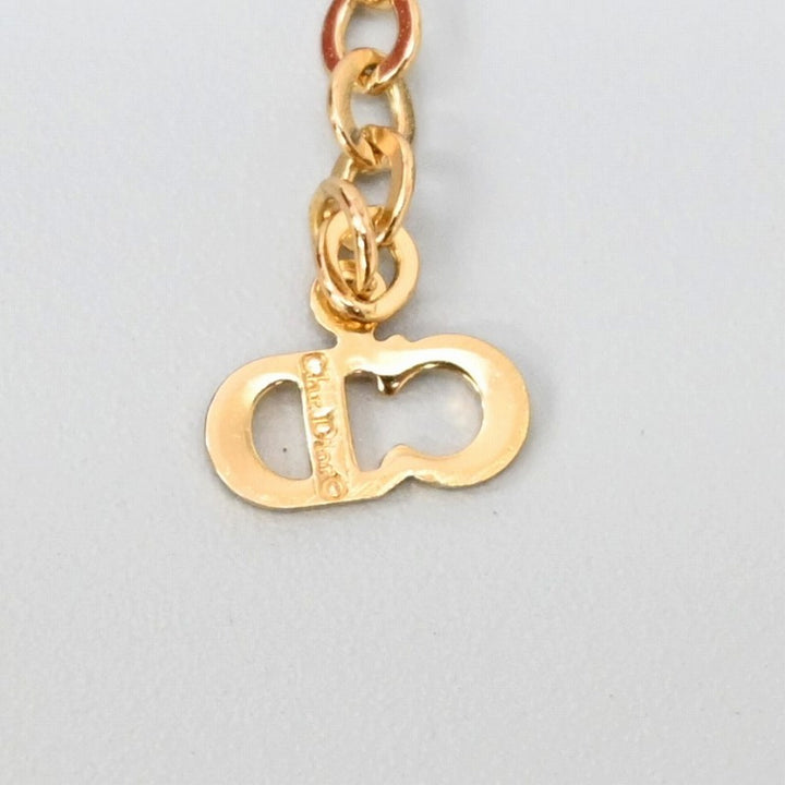 Christian Dior ネックレス オーバル CDロゴ 80s