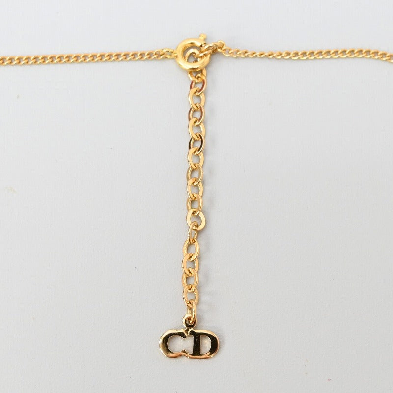 Christian Dior ネックレス オーバル CDロゴ 80s