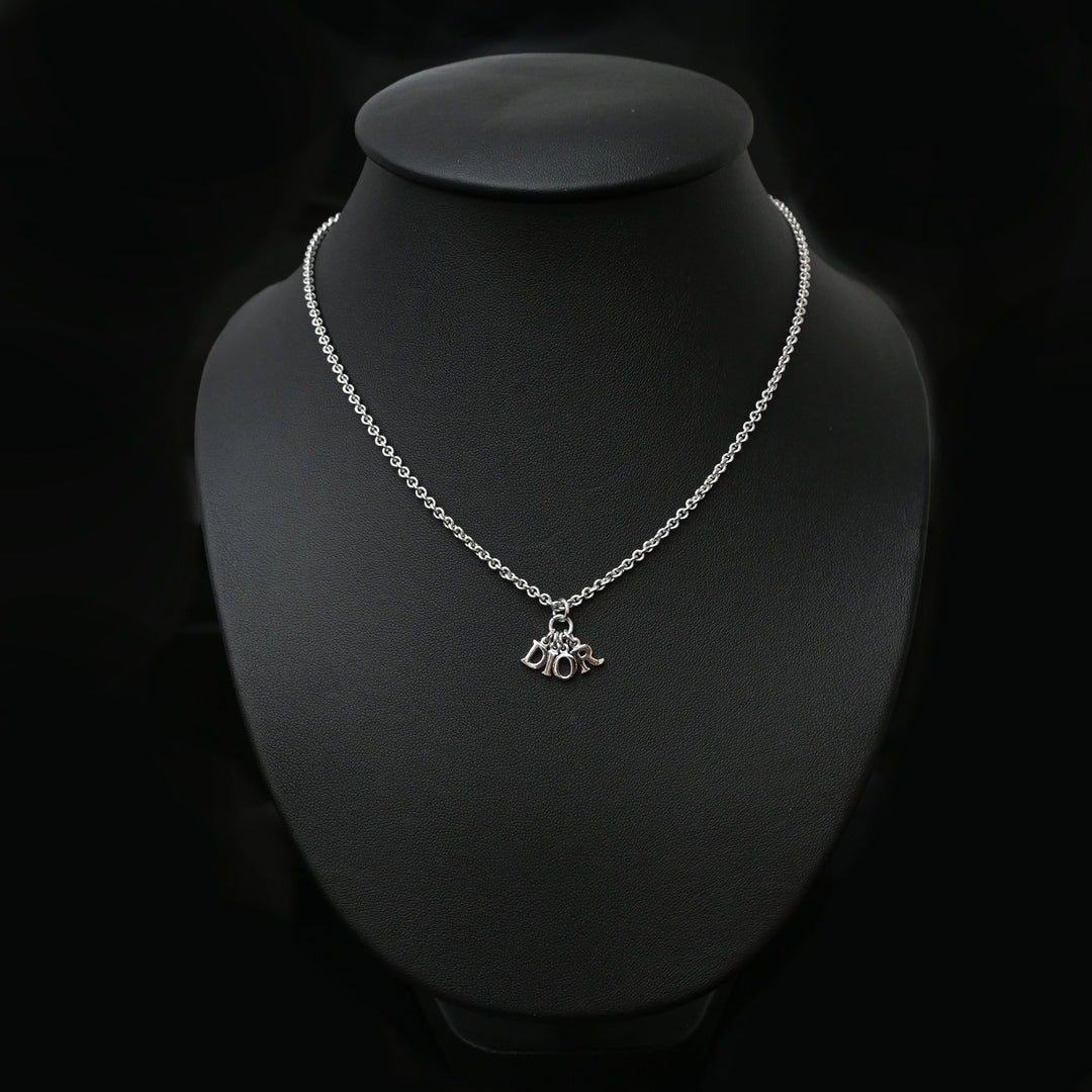 Christiandior Christian Dior 로고 목걸이 P43545V