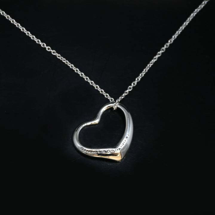 Tiffany＆Co。Tiffany开放心脏项链P43541V