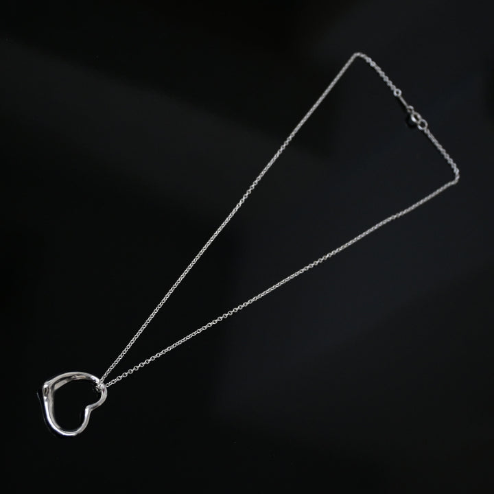 Tiffany＆Co。Tiffany开放心脏项链P43541V