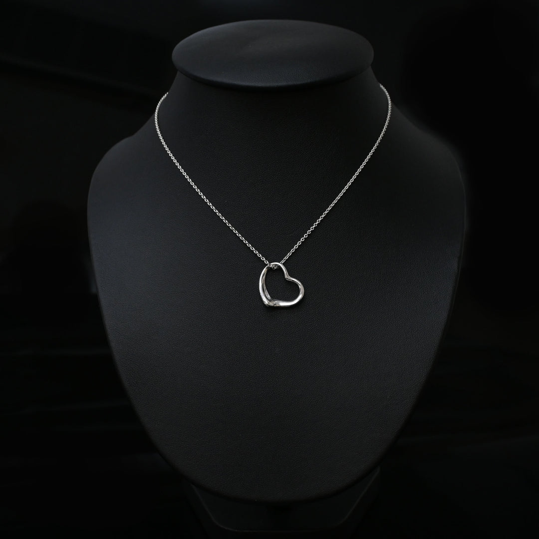 Tiffany＆Co。Tiffany开放心脏项链P43541V