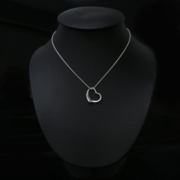 Tiffany＆Co。Tiffany开放心脏项链P43541V