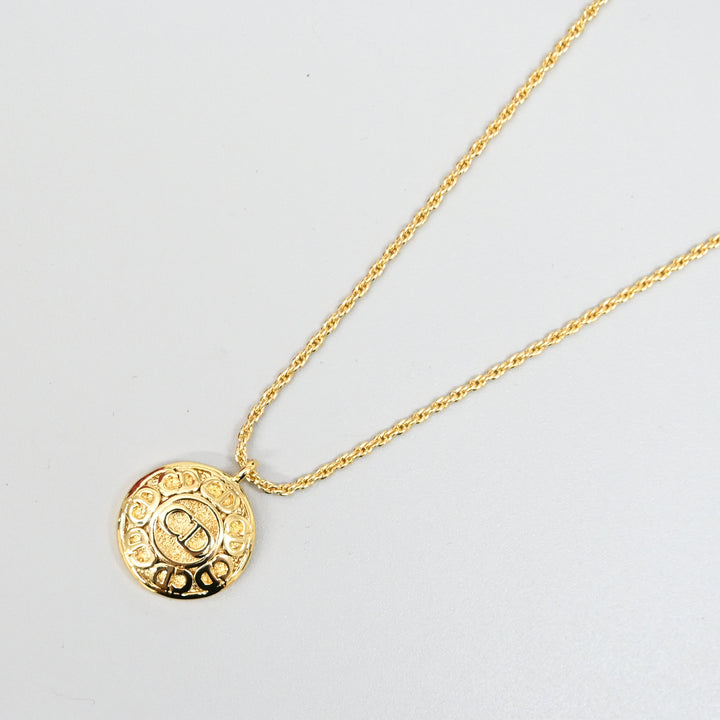 Christian Dior CD Logo Long Necklace P44322V