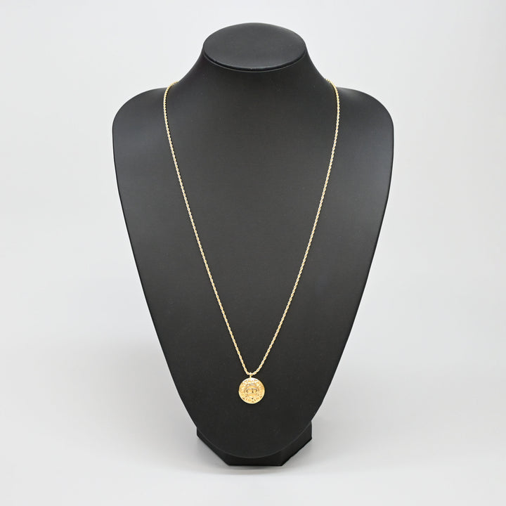 Christian Dior CD Logo Long Necklace P44322V