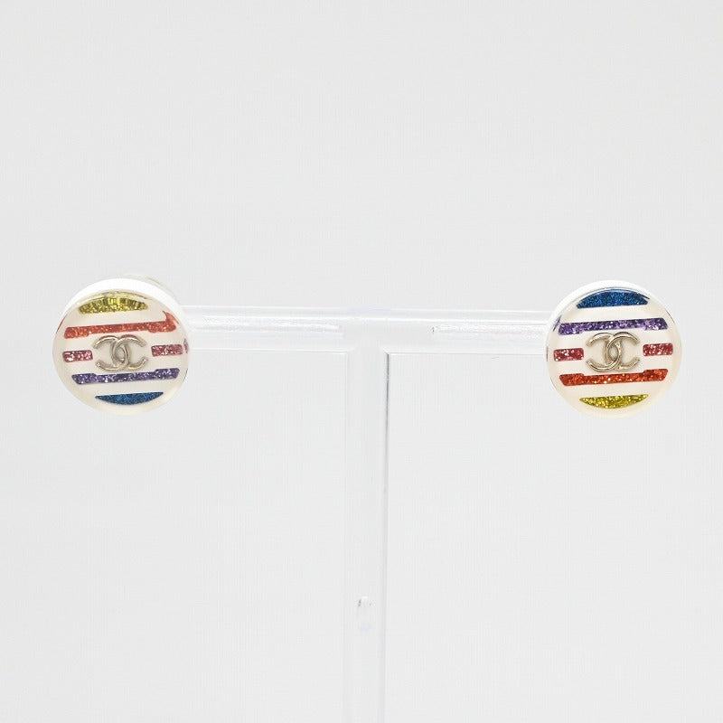 CHANEL ピアス ココマーク レインボー