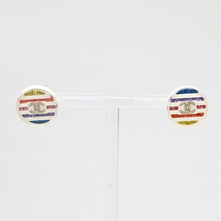CHANEL ピアス ココマーク レインボー