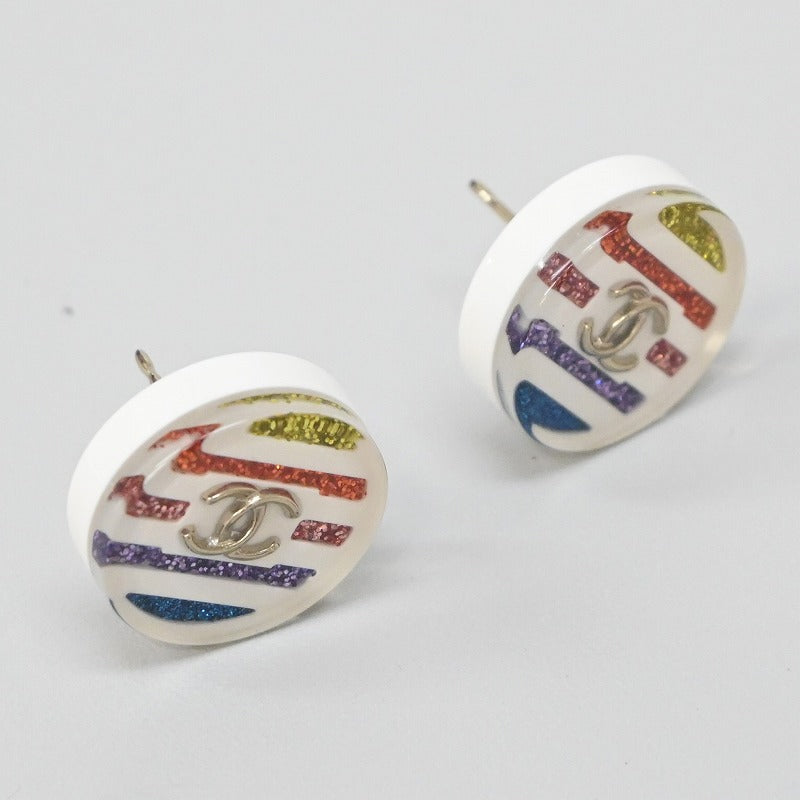 CHANEL ピアス ココマーク レインボー