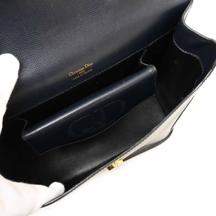 *Christian DIOR Christian Dior Oval logo hardware Handbag P42213V
