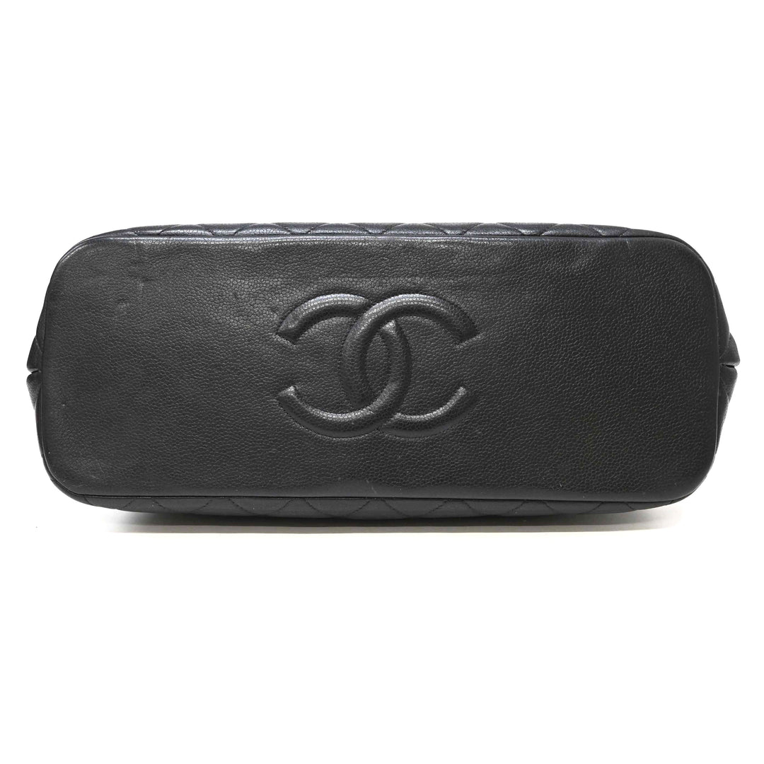 *CHANEL Chanel Matelasse Caviar Skin Chain Shoulder Bag P42338V