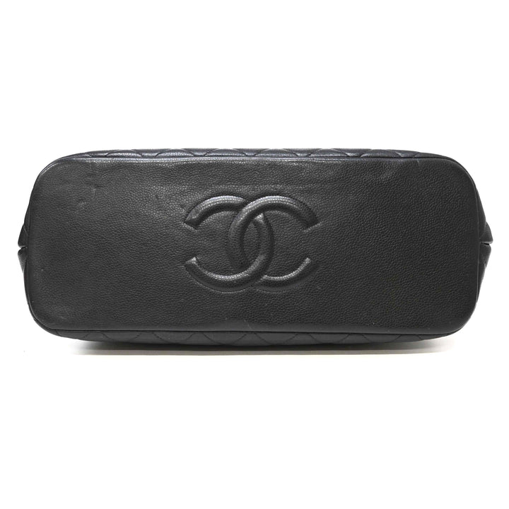 *CHANEL Chanel Matelasse Caviar Skin Chain Shoulder Bag P42338V