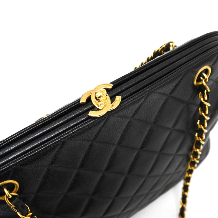 *CHANEL Chanel Matelasse Caviar Skin Chain Shoulder Bag P42338V