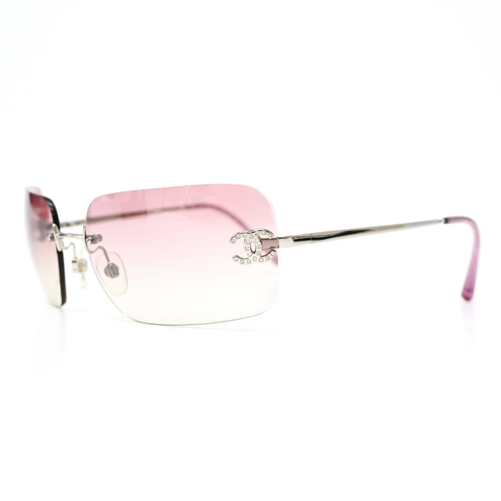*CHANEL シャネル ココマーク ラインストーンサングラス P42649V