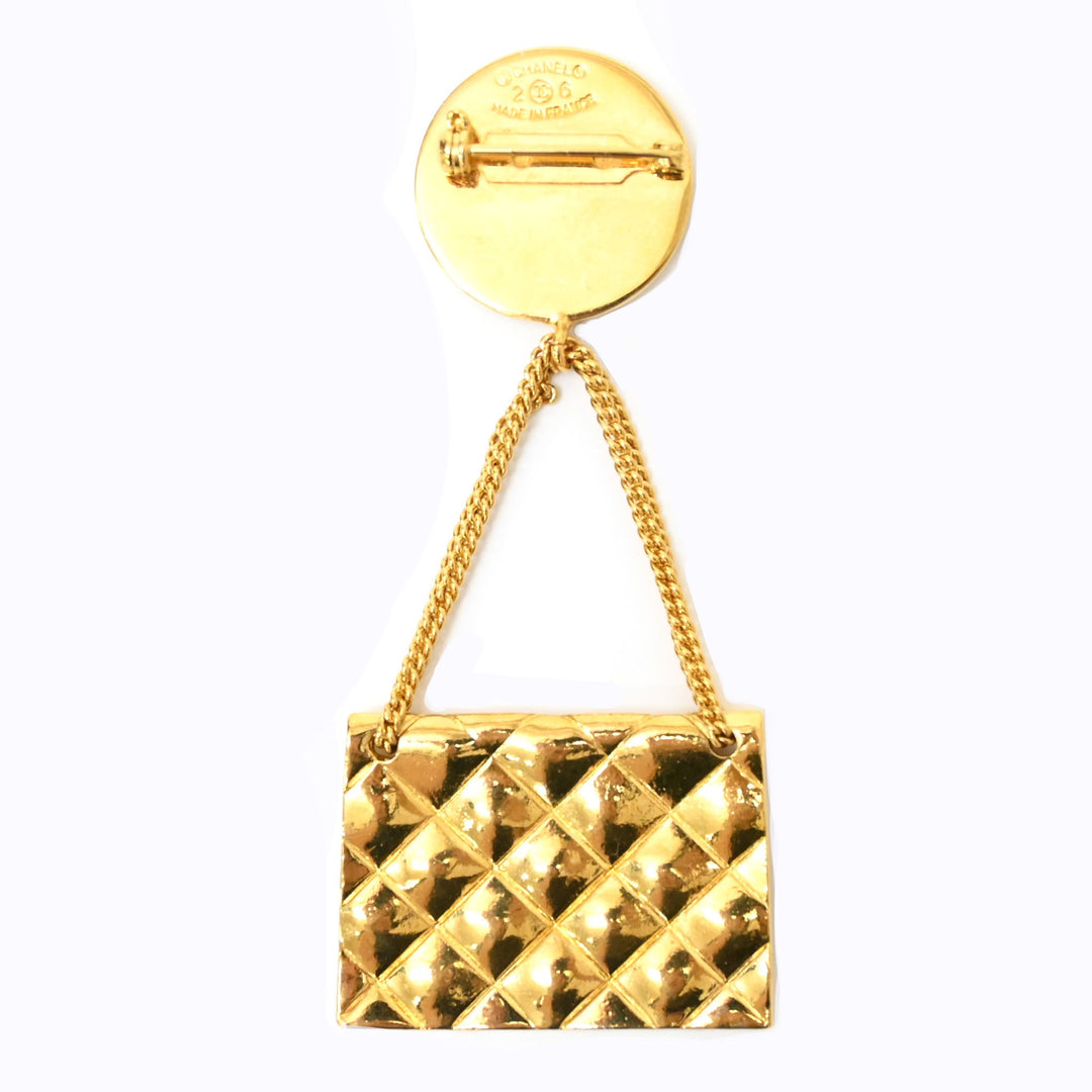 *CHANEL Chanel Matelasse Broach P1190V