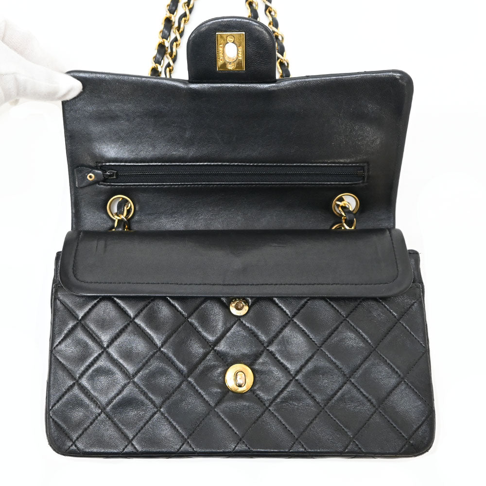 *CHANEL シャネル マトラッセ ダブルフラップ チェーンショルダーバッグ P42794V