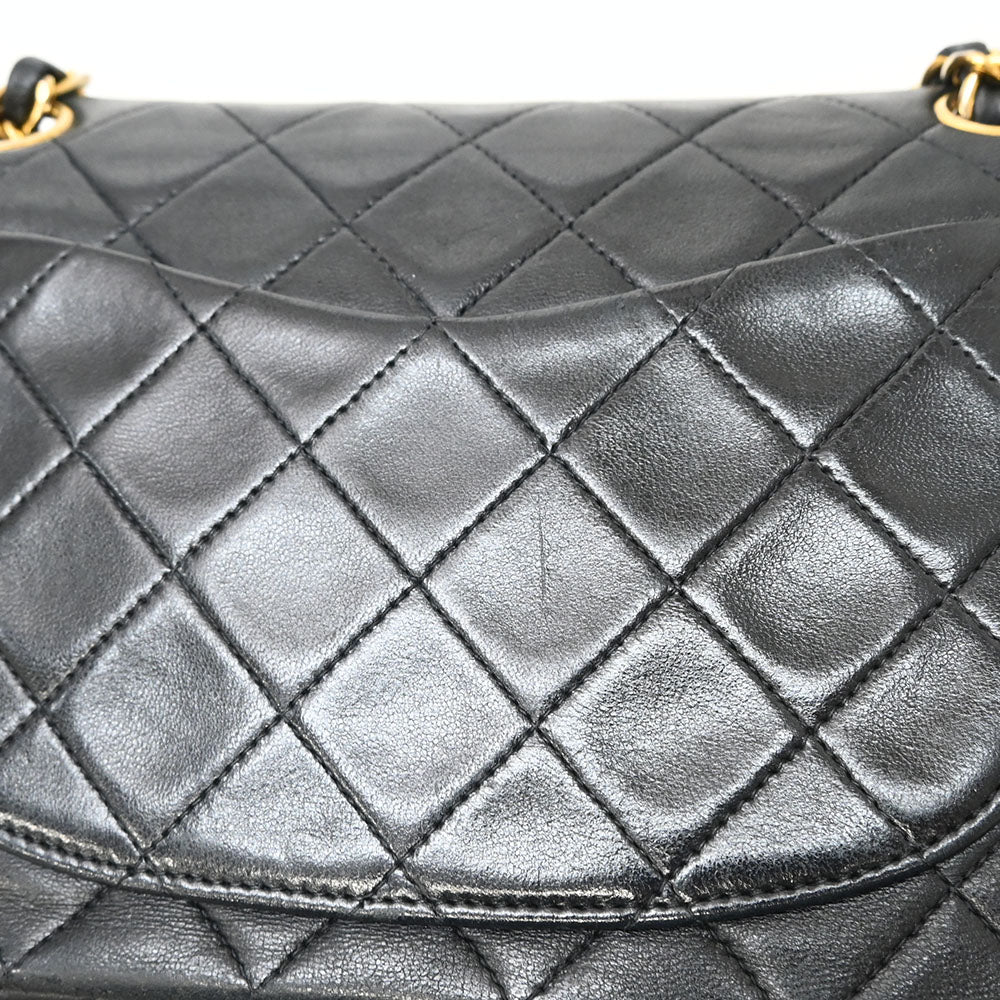*CHANEL シャネル マトラッセ ダブルフラップ チェーンショルダーバッグ P42794V