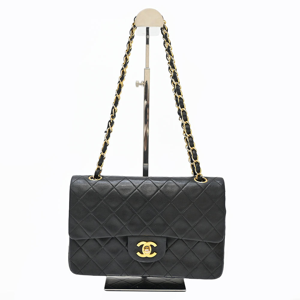 *CHANEL シャネル マトラッセ ダブルフラップ チェーンショルダーバッグ P42794V
