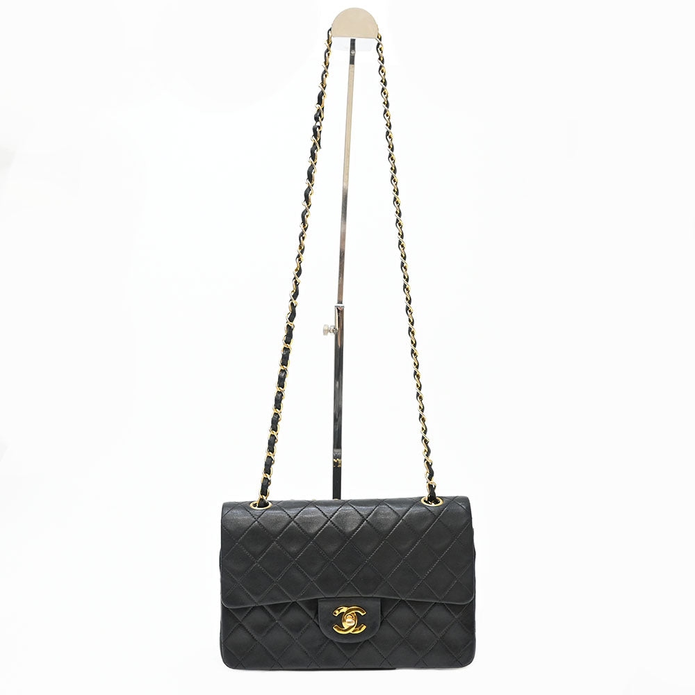 *CHANEL シャネル マトラッセ ダブルフラップ チェーンショルダーバッグ P42794V