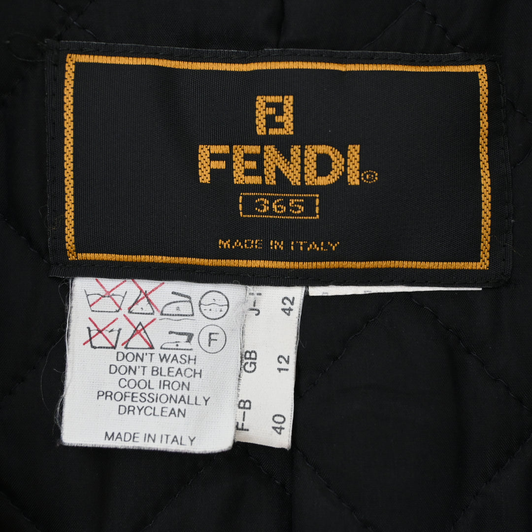 Fendi Fendi Zukka图案夹克P11531V