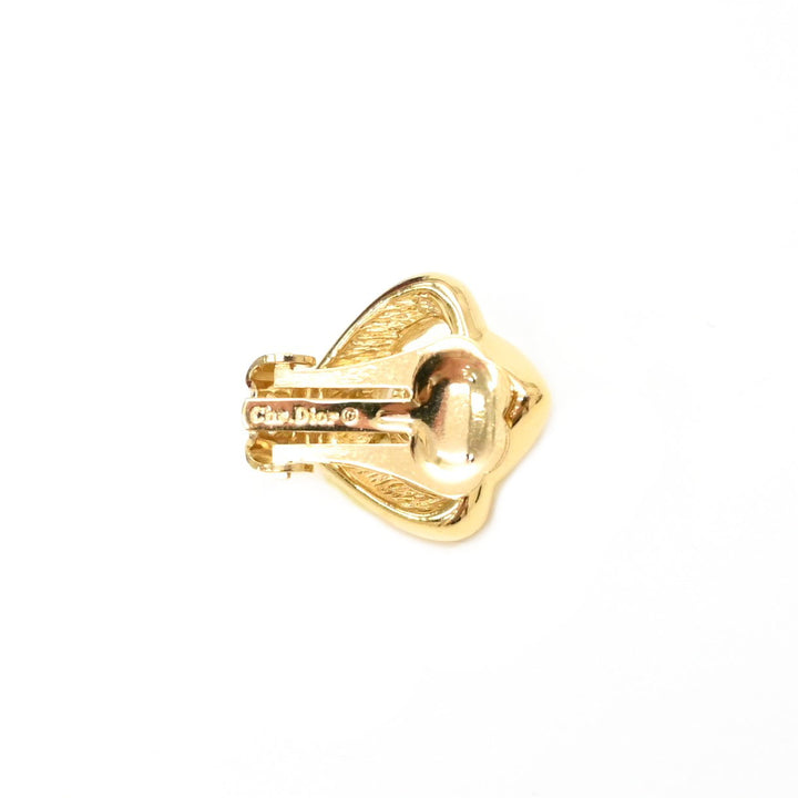 *ChristianDior Twist心图案耳环P43255V
