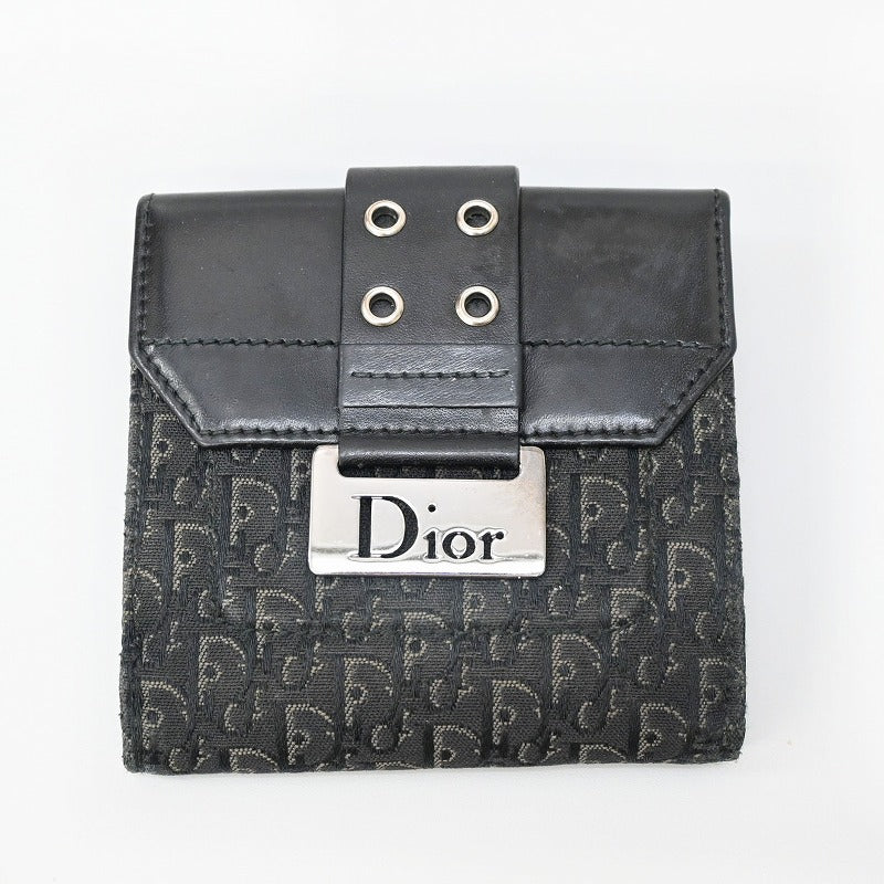 Christian Dior 二つ折り財布 ストリートシック トロッター柄 00s