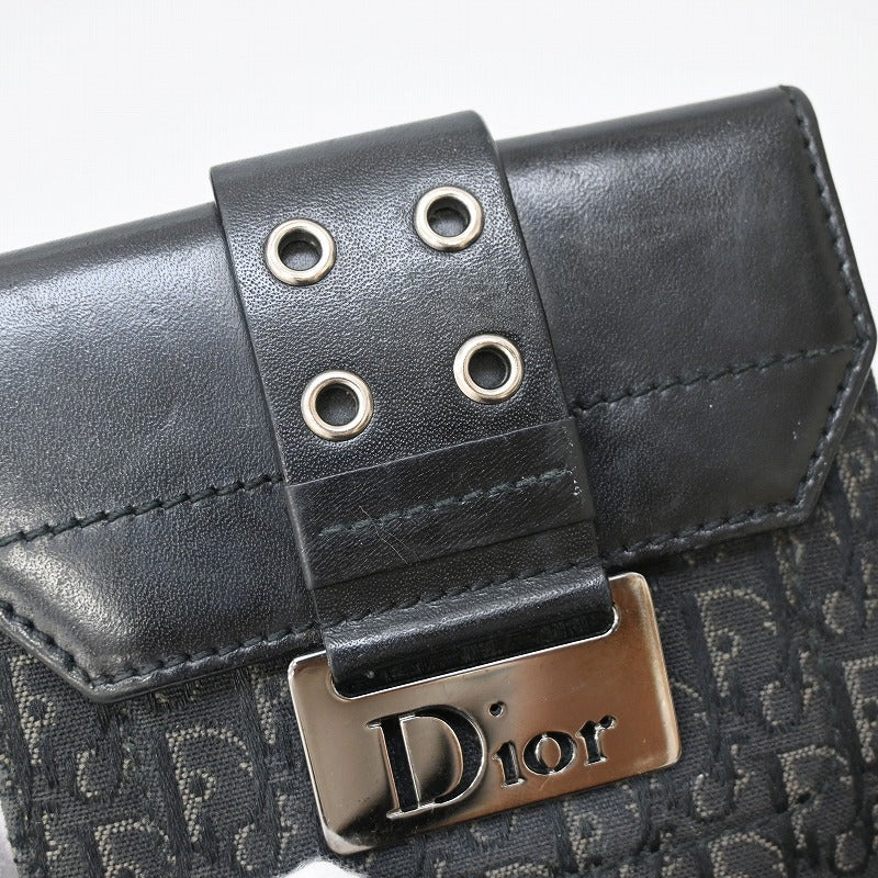 Christian Dior 二つ折り財布 ストリートシック トロッター柄 00s