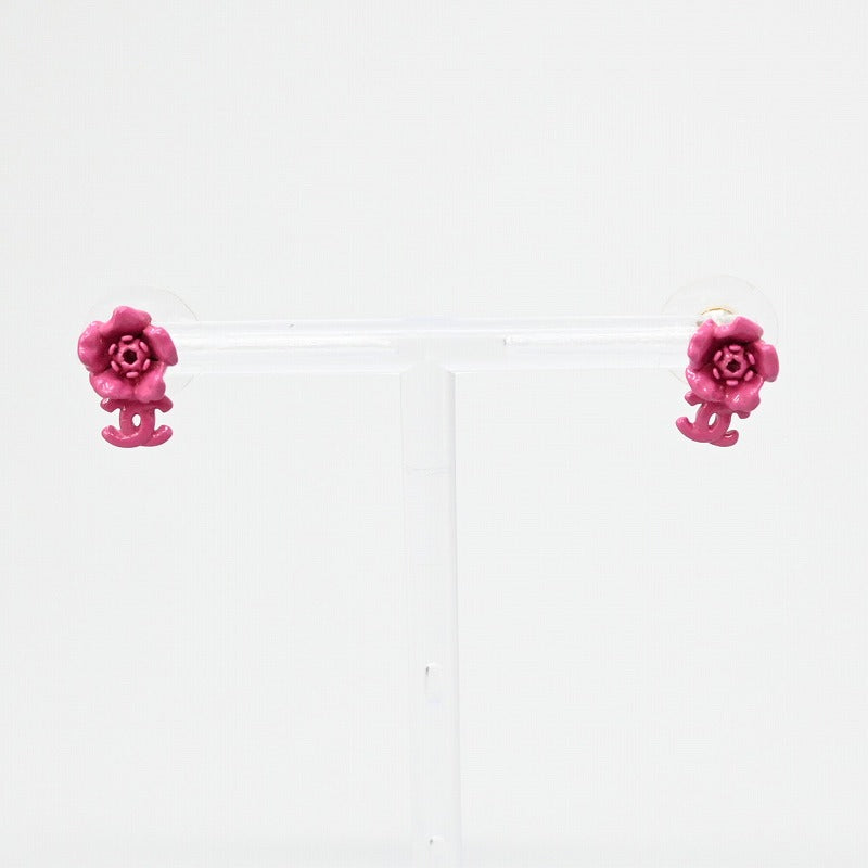 00 CHANEL 耳环山茶花标记