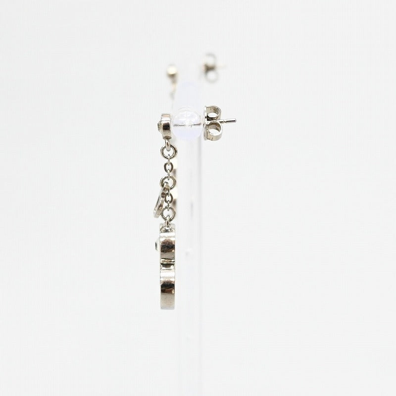 Christian Dior ピアス ハート ロゴチェーン 00s