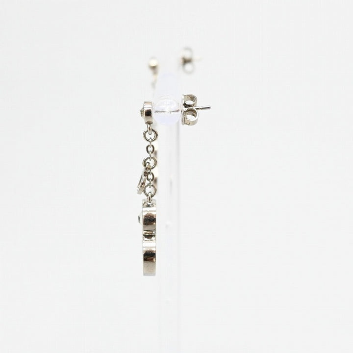 Christian Dior ピアス ハート ロゴチェーン 00s