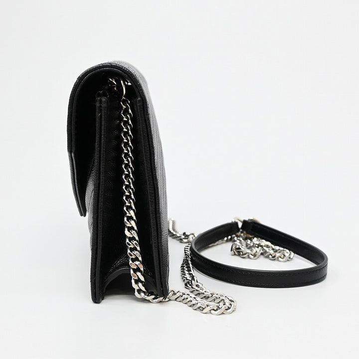 SAINT LAURENT PARIS Shoulder Bag 2WAY Chain Wallet Cassandra Envelope Chain Wallet