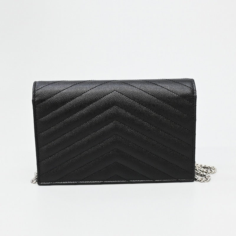SAINT LAURENT PARIS Shoulder Bag 2WAY Chain Wallet Cassandra Envelope Chain Wallet
