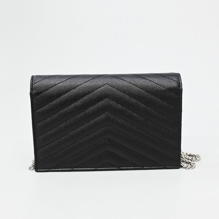 SAINT LAURENT PARIS Shoulder Bag 2WAY Chain Wallet Cassandra Envelope Chain Wallet