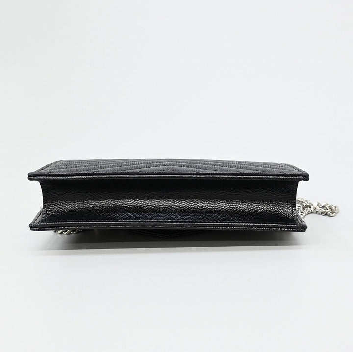 SAINT LAURENT PARIS Shoulder Bag 2WAY Chain Wallet Cassandra Envelope Chain Wallet