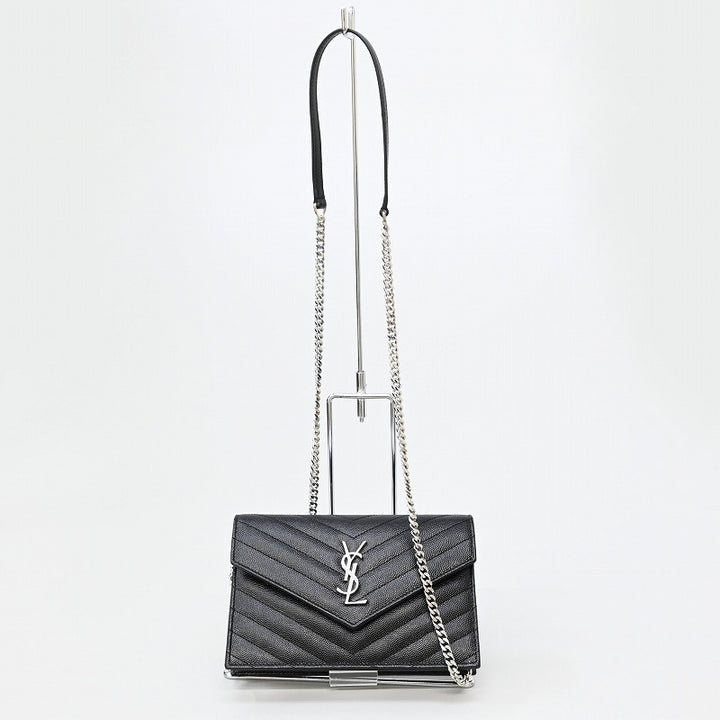 SAINT LAURENT PARIS Shoulder Bag 2WAY Chain Wallet Cassandra Envelope Chain Wallet