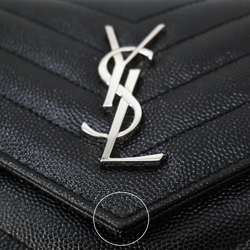 SAINT LAURENT PARIS Shoulder Bag 2WAY Chain Wallet Cassandra Envelope Chain Wallet