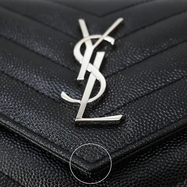 SAINT LAURENT PARIS Shoulder Bag 2WAY Chain Wallet Cassandra Envelope Chain Wallet