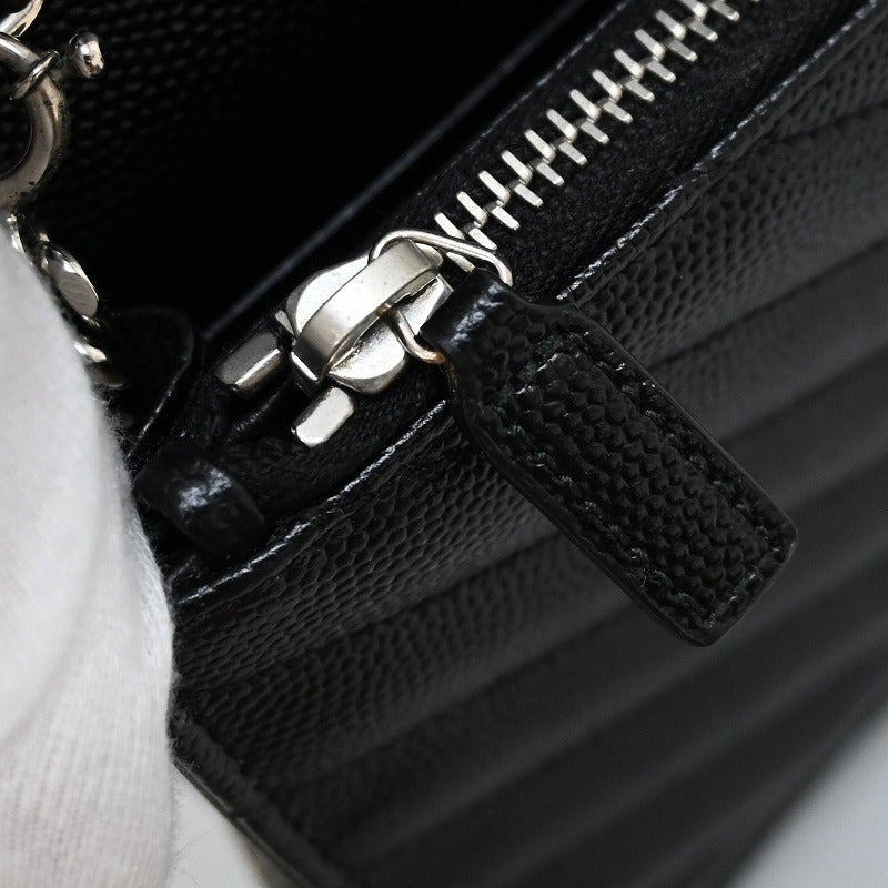 SAINT LAURENT PARIS Shoulder Bag 2WAY Chain Wallet Cassandra Envelope Chain Wallet